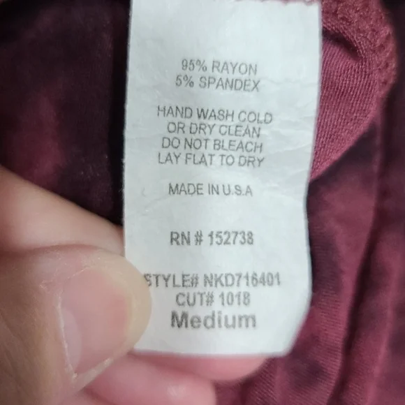 Newbury Kustom tie dyed tunic size M - Picture 5 of 5